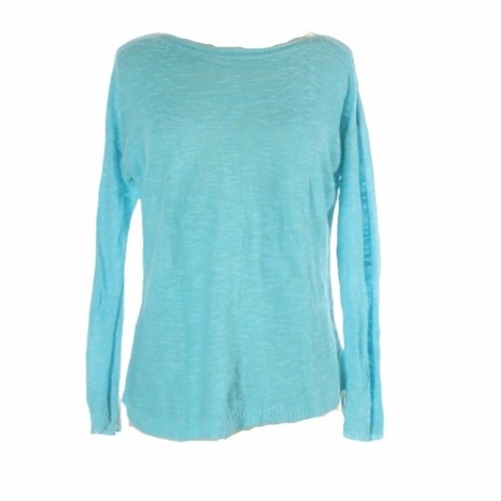 Eileen Fisher Boatneck Sweater Long Sleeve…